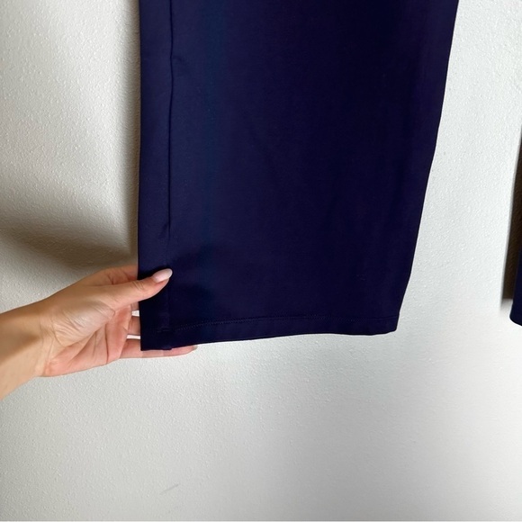 Betabrand Boot Cut Classic Dress Yoga Pants Navy Pull On Size XL Petite Women’s - Picture 5 of 10